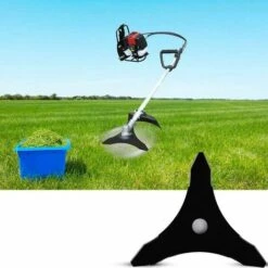 BDD Accessoires De Jardin Lame De Tondeuse à Gazon Lame De Scie Triangulaire (Noir) -France Tondeuse Soldes Boutique 65374154 3