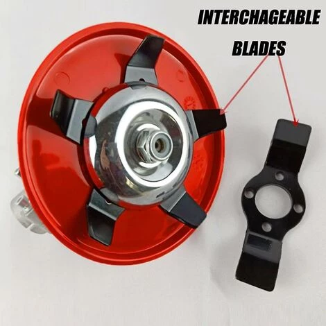 BDD Tondeuse à Gazon Disque De Désherbage Débroussailleuse Tondeuse à Gazon Disque De Désherbage Débroussailleuse (Rouge) 7 BDD Tondeuse à Gazon Disque De Désherbage Débroussailleuse Tondeuse à Gazon Disque De Désherbage Débroussailleuse (Rouge) – Image 5