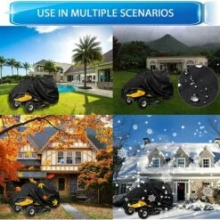 AOUGO Housse Tondeuse Autoportée, Couverture De Tondeuse à Gazon, 420D Tissu Oxford Résistant Aux UV/Eau/poussière, Housse Universelle Pour Tracteur De Jardin (L245 X W50 X H140CM) 10 AOUGO Housse Tondeuse Autoportée, Couverture De Tondeuse à Gazon, 420D Tissu Oxford Résistant Aux UV/Eau/poussière, Housse Universelle Pour Tracteur De Jardin (L245 X W50 X H140CM) -France Tondeuse Soldes Boutique 65392710 4