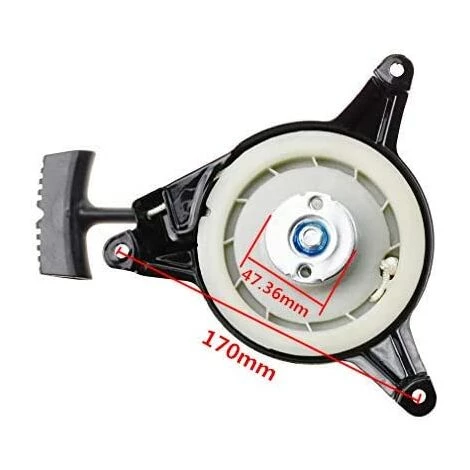 OSQI Démarreur à Tirette à Recul Remplacement Pour GXV140 GXV160 1P61P0 Moteur Tondeuse à Gazon 4 OSQI Démarreur à Tirette à Recul Remplacement Pour GXV140 GXV160 1P61P0 Moteur Tondeuse à Gazon – Image 2