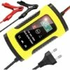 OSQI Chargeur De Batterie Intelligent Portable à écran LCD 6A/12V Avec Type De Réparation De Protections Multiples Pour Batterie De Moto De Voiture