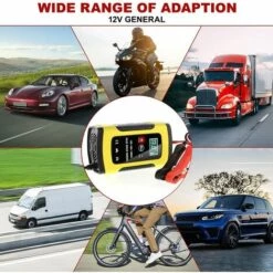 OSQI Chargeur De Batterie Intelligent Portable à écran LCD 6A/12V Avec Type De Réparation De Protections Multiples Pour Batterie De Moto De Voiture -France Tondeuse Soldes Boutique 65501466 5