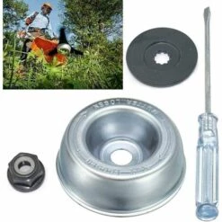 OSQI Kit D'adaptateur De Lame De Machine De Jardinage Pour Tondeuse à Gazon Pour Débroussailleuse STIHL 11 OSQI Kit D'adaptateur De Lame De Machine De Jardinage Pour Tondeuse à Gazon Pour Débroussailleuse STIHL -France Tondeuse Soldes Boutique 65501571 5