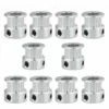OSQI Lot De 10 Poulies Synchrones GT2 Avec 20 Dents D'imprimante 3D, Alésage 5 Mm, Largeur 6 Mm