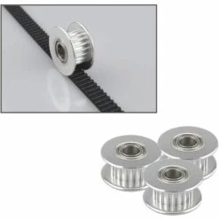 OSQI 10 Pcs Prime GT2 Poulie Idler 20 Dents 5mm Alésage, Alliage D'Aluminium GT2 Idler Avec Double Roulement à Billes, Pour Imprimante 3D 6mm Largeur Courroie De Distribution -France Tondeuse Soldes Boutique 65502205 3