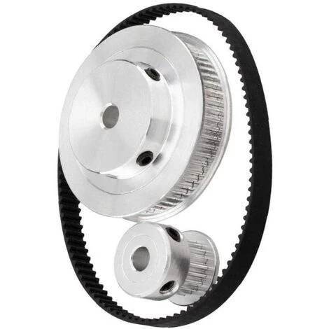 OSQI 2gt Roue Synchrone 20 60 Dents Alésage Poulie Synchrone En Aluminium GT2 Système De Poulie De Courroie De Distribution 4 OSQI 2gt Roue Synchrone 20 60 Dents Alésage Poulie Synchrone En Aluminium GT2 Système De Poulie De Courroie De Distribution – Image 2