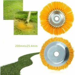 OSQI Tête De Coupe-herbe Universelle En Pouces, Tête De Coupe-fil En Nylon Trempé 200x25mm, Lames De Désherbage, Pour Brosse De Jardin De Tondeuse à Gazon -France Tondeuse Soldes Boutique 65502309 4