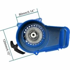 OSQI Alliage Start Pull Starter 2 Temps De Remplacement Pour Moto ATV UTV Quad Pit Dirt Bike Buggy Go Kart 49 Cc 47 Cc Dirt Pocket Bike Mini ATV Bleu -France Tondeuse Soldes Boutique 65502345 5