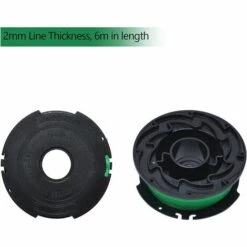 OSQI A6486-XJ Compatible Avec Les Tondeuses à Gazon Black & Decker, Bobine De Tondeuse à Gazon D'une épaisseur De Ligne De 2 Mm Et D'une Longueur De 6 M Pour Débroussailleuses GL8033 / GL9035 / GL7033, A6486 -France Tondeuse Soldes Boutique 65503638 3