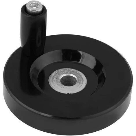 OSQI Volant De Machine En Bakélite Noire Avec Poignée Rotative, Volant, Tour Rond Noir (8*63mm) 3 OSQI Volant De Machine En Bakélite Noire Avec Poignée Rotative, Volant, Tour Rond Noir (8*63mm)