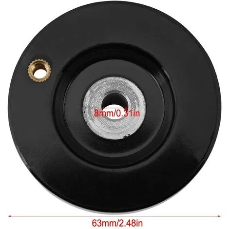 OSQI Volant De Machine En Bakélite Noire Avec Poignée Rotative, Volant, Tour Rond Noir (8*63mm) 4 OSQI Volant De Machine En Bakélite Noire Avec Poignée Rotative, Volant, Tour Rond Noir (8*63mm) – Image 2
