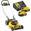 DeWALT DCMW564P2 Tondeuse à Gazon Sans Fil Brushless 18V - 2 X 5Ah Li-ion - 48cm 55L -France Tondeuse Soldes Boutique 65609341 1