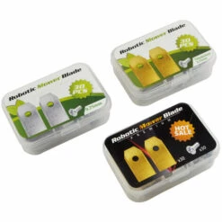 CATHERINE Lame De Rechange Pour Tondeuse à Gazon Robotique 45 X, Lame En Titane, Compatible Avec Les Tondeuses Robotiques Husqvarna Automower Gardena, Boîte En Plastique, (plaqué Titane 0,45 Mm) -France Tondeuse Soldes Boutique 65615010 5