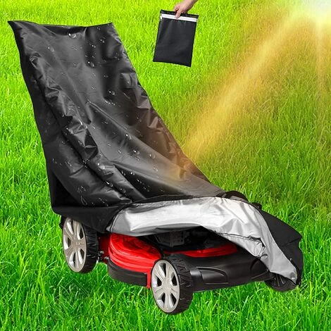 FUHUIDATRADING Housse De Protection Pour Tondeuse à Gazon Housse De Protection Pour Tracteur De Pelouse Tissu Oxford 210D Imperméable Anti-UV, Résistant Aux Intempéries, Avec Cordon De Serrage Et Sac De 3 FUHUIDATRADING Housse De Protection Pour Tondeuse à Gazon Housse De Protection Pour Tracteur De Pelouse Tissu Oxford 210D Imperméable Anti-UV, Résistant Aux Intempéries, Avec Cordon De Serrage Et Sac De