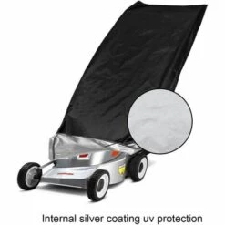 FUHUIDATRADING Housse De Tondeuse À Gazon Étanche 210D Enduit De Polyester Anti-poussière Tous Temps Anti-UV Housse De Protection Pour Tondeuse À Gazon Avec Sac De Rangement -France Tondeuse Soldes Boutique 65634317 4