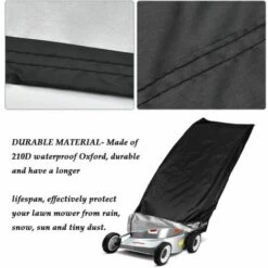 LUCKY-88 Housse De Tondeuse à Gazon Noir 10 LUCKY-88 Housse De Tondeuse à Gazon Noir -France Tondeuse Soldes Boutique 65801942 4