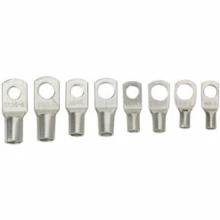 YD 60PCS Argent SC Boucle Terminal Cblage Accessoires Pièces Lectriques Pour Fournitures Industrielles