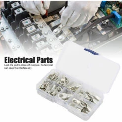 YD 60PCS Argent SC Boucle Terminal Cblage Accessoires Pièces Lectriques Pour Fournitures Industrielles -France Tondeuse Soldes Boutique 65834435 4