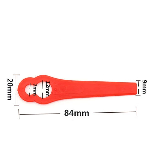 FVBJD Tondeuse à Gazon En Plastique De Couleur Tondeuse à Gazon De Jardin Coupe-herbe Lame De Coupe En Plastique Clé En Forme De Gourde Couteau De Tondeuse à Gazon(Rouge/100pcs) 7 FVBJD Tondeuse à Gazon En Plastique De Couleur Tondeuse à Gazon De Jardin Coupe-herbe Lame De Coupe En Plastique Clé En Forme De Gourde Couteau De Tondeuse à Gazon(Rouge/100pcs) – Image 5