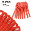 FVBJD Tondeuse à Gazon En Plastique De Couleur Tondeuse à Gazon De Jardin Coupe-herbe Lame De Coupe En Plastique Clé En Forme De Gourde Couteau De Tondeuse à Gazon（Rouge/20pcs）