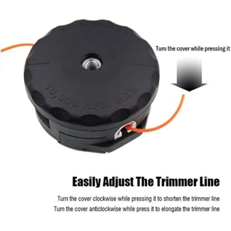 HELLO KITTY BAIN T400 Tête D'herbe Tondeuse à Gazon Accessoires Pièces En Plastique Tête D'herbe M10 * 1.25 Tête De Coupe De Fil 5 HELLO KITTY BAIN T400 Tête D'herbe Tondeuse à Gazon Accessoires Pièces En Plastique Tête D'herbe M10 * 1.25 Tête De Coupe De Fil – Image 3