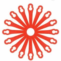 HELLO KITTY BAIN 50pcs Lames De Rechange Pour Tondeuse à Gazon Lames De Tondeuse à Gazon En Plastique Lames De Tondeuse à Gazon En Plastique