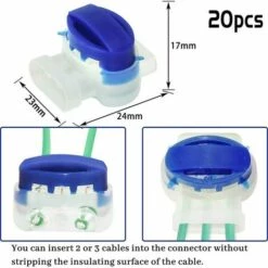 THSINDE Lot De 20 Connecteurs De Câble Remplis Des Résines Pour Robot Tondeuse Automower -France Tondeuse Soldes Boutique 66176352 4
