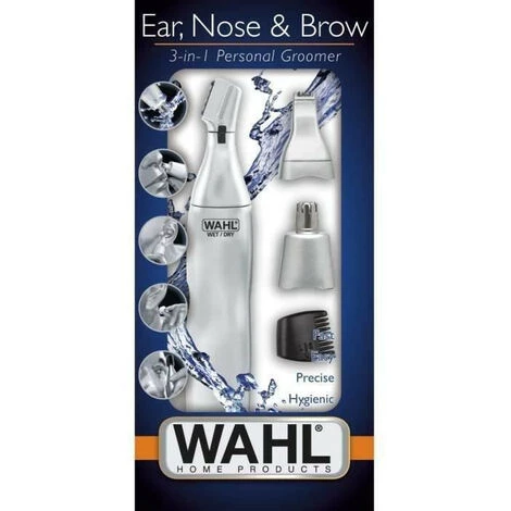 WAHL WALH 5545-2416 - Tondeuse Nez Oreilles Sourcils 3 En 1 - 3 Tetes- Lames Lavables Pour Un Nettoyage Facile - Guide De Coupe - Bla 4 WAHL WALH 5545-2416 - Tondeuse Nez Oreilles Sourcils 3 En 1 - 3 Tetes- Lames Lavables Pour Un Nettoyage Facile - Guide De Coupe - Bla – Image 2
