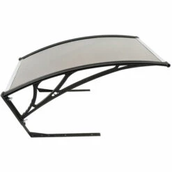 OOBEST Garage Pour Robots Tondeuses, Protection Anti-UV, Résistant Aux Intempéries, 100*78*50cm, Polycarbonate, Marron