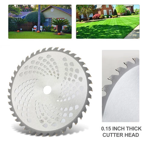 LIFCAUSAL Tête De Tondeuse Lame De Coupe Tête De Tondeuse à Gazon Extérieure En Alliage Outil De Mangeur De Tête De Tondeuse Pour Remplacement De Tondeuse à Gazon à Arbres Droits 80T 0.4 7 LIFCAUSAL Tête De Tondeuse Lame De Coupe Tête De Tondeuse à Gazon Extérieure En Alliage Outil De Mangeur De Tête De Tondeuse Pour Remplacement De Tondeuse à Gazon à Arbres Droits 80T 0.4 – Image 5