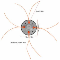 LIFCAUSAL Tête De Fixation Universelle Pour Débroussailleuse Charge Facile Pour Débroussailleuse Weed Eater Whipper 10 LIFCAUSAL Tête De Fixation Universelle Pour Débroussailleuse Charge Facile Pour Débroussailleuse Weed Eater Whipper -France Tondeuse Soldes Boutique 66372969 4