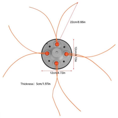 LIFCAUSAL Tête De Fixation Universelle Pour Débroussailleuse Charge Facile Pour Débroussailleuse Weed Eater Whipper 6 LIFCAUSAL Tête De Fixation Universelle Pour Débroussailleuse Charge Facile Pour Débroussailleuse Weed Eater Whipper – Image 4