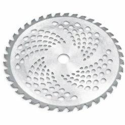 LIFCAUSAL 10 '' 40 Dents Tondeuse à Gazon Mangeur D'herbe Tondeuse Tête Débroussailleuse Mauvaises Herbes Lame Rasoir