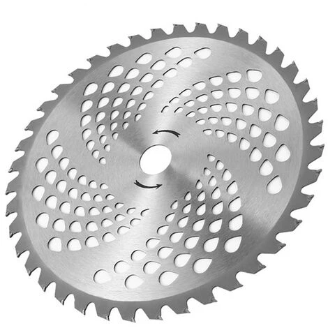 LIFCAUSAL 10 '' 40 Dents Tondeuse à Gazon Mangeur D'herbe Tondeuse Tête Débroussailleuse Mauvaises Herbes Lame Rasoir 5 LIFCAUSAL 10 '' 40 Dents Tondeuse à Gazon Mangeur D'herbe Tondeuse Tête Débroussailleuse Mauvaises Herbes Lame Rasoir – Image 3