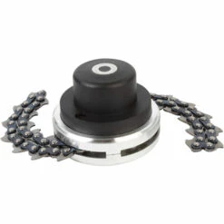 LIFCAUSAL Tête De Tondeuse Avec Lame De Coupe-chaîne à Bobine Tête De Tondeuse à Gazon D'extérieur Outil De Mangeur De Tête De Tondeuse En Acier Pour Remplacement De Tondeuse à Gazon à Arbres Droits