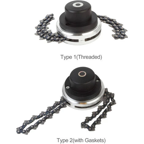 LIFCAUSAL Tête De Tondeuse Avec Lame De Coupe-chaîne à Bobine Tête De Tondeuse à Gazon D'extérieur Outil De Mangeur De Tête De Tondeuse En Acier Pour Remplacement De Tondeuse à Gazon à Arbres Droits 4 LIFCAUSAL Tête De Tondeuse Avec Lame De Coupe-chaîne à Bobine Tête De Tondeuse à Gazon D'extérieur Outil De Mangeur De Tête De Tondeuse En Acier Pour Remplacement De Tondeuse à Gazon à Arbres Droits – Image 2