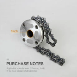 LIFCAUSAL Tête De Tondeuse Avec Lame De Coupe-chaîne à Bobine Tête De Tondeuse à Gazon D'extérieur Outil De Mangeur De Tête De Tondeuse En Acier Pour Remplacement De Tondeuse à Gazon à Arbres Droits 10 LIFCAUSAL Tête De Tondeuse Avec Lame De Coupe-chaîne à Bobine Tête De Tondeuse à Gazon D'extérieur Outil De Mangeur De Tête De Tondeuse En Acier Pour Remplacement De Tondeuse à Gazon à Arbres Droits -France Tondeuse Soldes Boutique 66373087 4