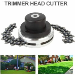 LIFCAUSAL Tête De Tondeuse Avec Lame De Coupe-chaîne à Bobine Tête De Tondeuse à Gazon D'extérieur Outil De Mangeur De Tête De Tondeuse En Acier Pour Remplacement De Tondeuse à Gazon à Arbres Droits 11 LIFCAUSAL Tête De Tondeuse Avec Lame De Coupe-chaîne à Bobine Tête De Tondeuse à Gazon D'extérieur Outil De Mangeur De Tête De Tondeuse En Acier Pour Remplacement De Tondeuse à Gazon à Arbres Droits -France Tondeuse Soldes Boutique 66373087 5