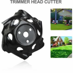 LIFCAUSAL Tête De Coupe Lame De Coupe Tête De Tondeuse à Gazon D'extérieur Tête De Rasoir En Acier Accessoires D'affûtage De Tête Outil De Mangeur D'herbe Remplacement Très Résistant -France Tondeuse Soldes Boutique 66373133 4
