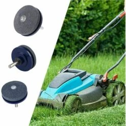 Lot De 2 Aiguiseurs De Lame De Tondeuse à Gazon 50 Mm Bleu Foncé,Adélala -France Tondeuse Soldes Boutique 66377872 4