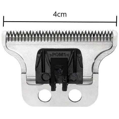 FUIENKO Kemei – Lame De Tondeuse à Cheveux Originale, Lame En T De 4cm, En Acier Inoxydable, Lame 0mm, Tête De Coupe Pour Barbe, KM-1949 KM-1948 KM-5021etc 4 FUIENKO Kemei – Lame De Tondeuse à Cheveux Originale, Lame En T De 4cm, En Acier Inoxydable, Lame 0mm, Tête De Coupe Pour Barbe, KM-1949 KM-1948 KM-5021etc – Image 2