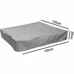 PESCE Housse De Bac à Sable, Housse De Protection Carrée Pour Le Sable Et Les Jouets à L'abri De La Poussière Et De La Pluie, Auvent De Bac à Sable Avec Cordon De Serrage, Couverture De Piscine Pour Bac à Sable -France Tondeuse Soldes Boutique 66652199 5