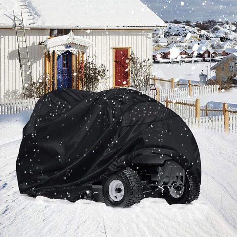 PESCE Housse De Tondeuse à Gazon – Housse De Tracteur Pour Terrasses Jusqu'à 140 X 66 X 91 Cm Housse De Rangement En Polyester Oxford 210D Robuste, Protection UV Ajustement Universel Avec Cordon De Serrage Et Housse De Rangement 6 PESCE Housse De Tondeuse à Gazon – Housse De Tracteur Pour Terrasses Jusqu'à 140 X 66 X 91 Cm Housse De Rangement En Polyester Oxford 210D Robuste, Protection UV Ajustement Universel Avec Cordon De Serrage Et Housse De Rangement – Image 4