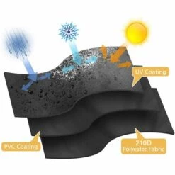 PESCE Housses De Meubles De Terrasse, Housses De Meubles D'extérieur En Tissu Oxford 210D Duty, Coupe-vent Imperméable, Pluie Neige Poussière Coupe-vent, Anti-UV -France Tondeuse Soldes Boutique 66652298 3