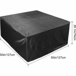 PESCE Housses De Meubles De Terrasse, Housses De Meubles D'extérieur En Tissu Oxford 210D Duty, Coupe-vent Imperméable, Pluie Neige Poussière Coupe-vent, Anti-UV -France Tondeuse Soldes Boutique 66652298 5