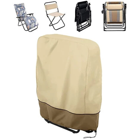 PESCE Housse De Protection Pour Chaise Pliante, Capote De Chaise Longue 190TFousse De Chaise Longue Pliable Imperméable, Coupe-vent, Résistante Aux UV, Pour Chaise Longue De Jardin Chaise Longue Relax Chaises Longues 4 PESCE Housse De Protection Pour Chaise Pliante, Capote De Chaise Longue 190TFousse De Chaise Longue Pliable Imperméable, Coupe-vent, Résistante Aux UV, Pour Chaise Longue De Jardin Chaise Longue Relax Chaises Longues – Image 2