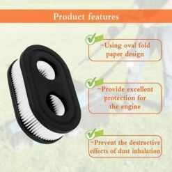 OCXIN Bougies D'allumage De Filtre à Air Pour Briggs & Stratton Viking Tondeuse à Gazon Pièces De Rechange Engine Series 550E 550EX 675 Eco-Plus 575EX Series 798339 798452 593260 Engine 4247 5432 5432K (2 Pièces) -France Tondeuse Soldes Boutique 66859634 3