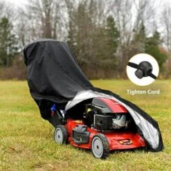 FLETéçA Housse De Tondeuse à Gazon, étanche, Anti-poussière, Anti-UV, 190T Avec Cordon De Serrage Et Sac De Rangement Pour Extérieur/intérieur 188 X 99,1 X 63,5 Cm 11 FLETéçA Housse De Tondeuse à Gazon, étanche, Anti-poussière, Anti-UV, 190T Avec Cordon De Serrage Et Sac De Rangement Pour Extérieur/intérieur 188 X 99,1 X 63,5 Cm -France Tondeuse Soldes Boutique 66961388 5