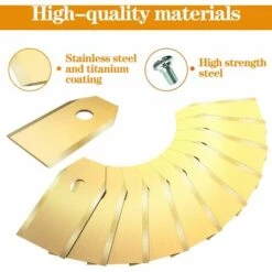 OCXIN Lames De Rechange Pour Tondeuse à Gazon Robot + Vis Pour Toutes Les Tondeuses à Gazon Robot, Lames De Tondeuse à Gazon Robot Avec Vis, Lames De Rechange Pour Tondeuse à Gazon En Titane Avec Alliage De Carbure De Titane, 30 Pièces 9 OCXIN Lames De Rechange Pour Tondeuse à Gazon Robot + Vis Pour Toutes Les Tondeuses à Gazon Robot, Lames De Tondeuse à Gazon Robot Avec Vis, Lames De Rechange Pour Tondeuse à Gazon En Titane Avec Alliage De Carbure De Titane, 30 Pièces -France Tondeuse Soldes Boutique 66965121 3