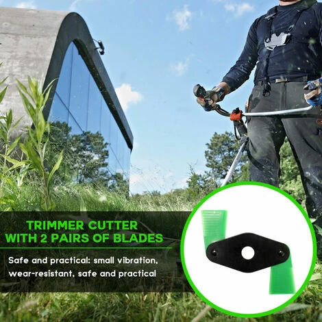 KAEJYIUT 2 Dents Jardin Pelouse Parage Cutter Tondeuse Accessoires Herbe Feuilles Disque Massicots Nylon Lame De Tondeuse A Gazon Cutter Accessoires Avec Cutting Edge Double Face 6 KAEJYIUT 2 Dents Jardin Pelouse Parage Cutter Tondeuse Accessoires Herbe Feuilles Disque Massicots Nylon Lame De Tondeuse A Gazon Cutter Accessoires Avec Cutting Edge Double Face – Image 4